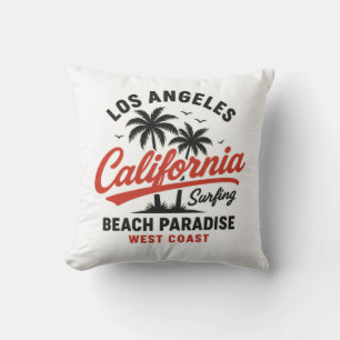 California Surfing Los Angeles Beach Paradise West Cushion