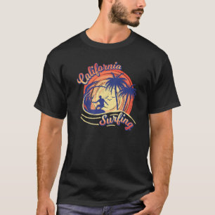 California Surfing Summer Vacation Surfers Mens Wo T-Shirt