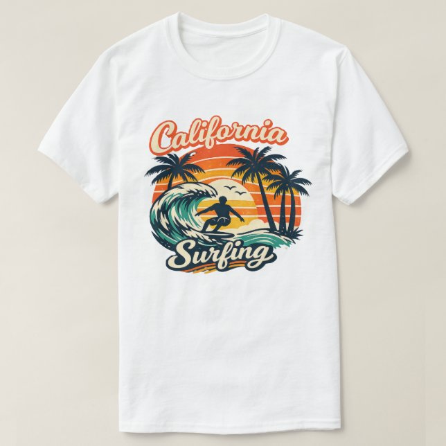California Surfing T-Shirt (Design Front)