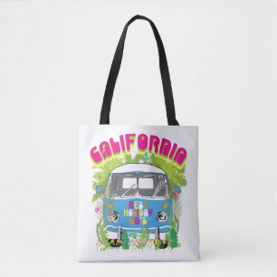 California Surfing Van Tote Bag