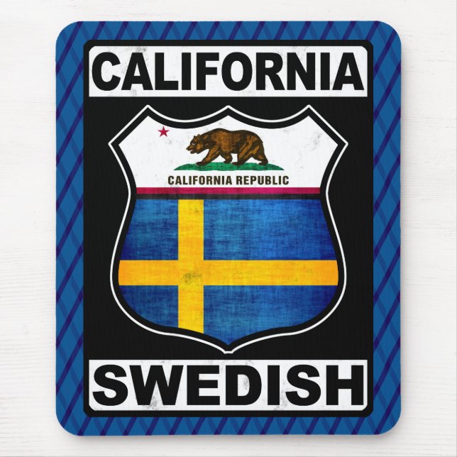 California Swedish American Mousemat (Front)