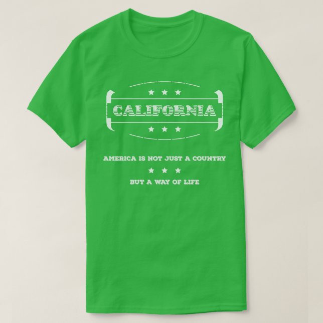 California  T-Shirt (Design Front)
