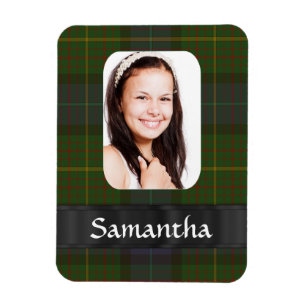 California tartan plaid photo template magnet