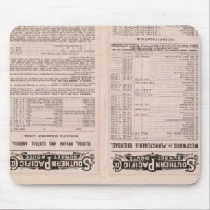 California, Texas, Arizona, and Mexico Mouse Pad