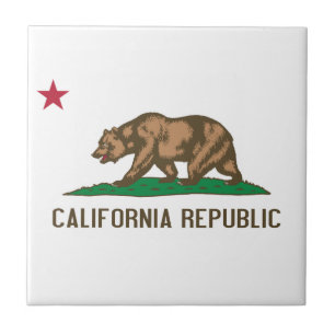 California - The Golden State Tile