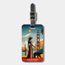 California: The Heart of Innovation Luggage Tag