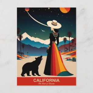 California: The Land of Dreams Postcard