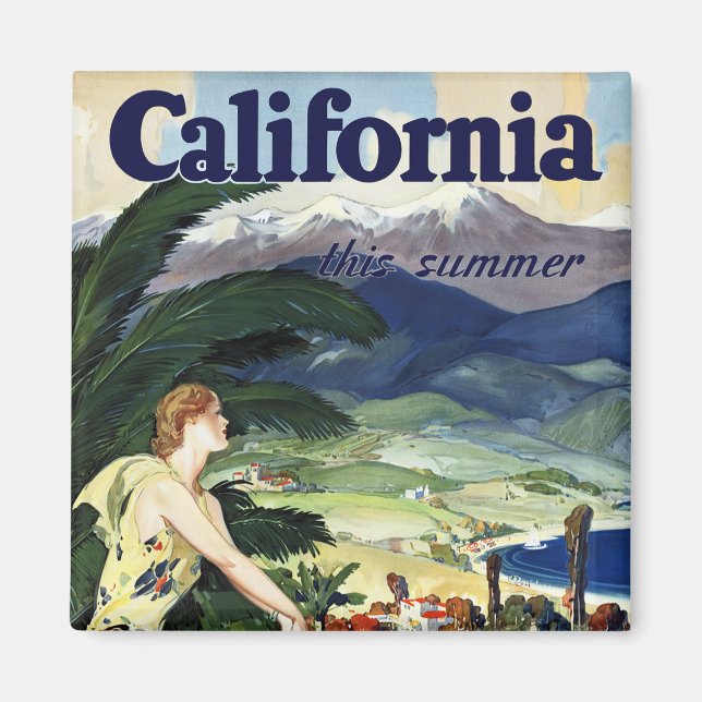 California This Summer Magnet (Front)