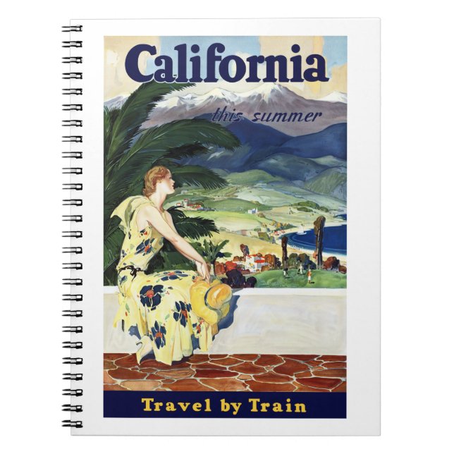 California This Summer Spiral Notebook (Front)