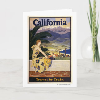 California this summer. Travel by Train  Card
