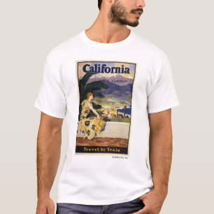 California this summer. Travel by Train T-Shirt