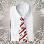 California Ties, fashion USA, Flag business Tie<br><div class="desc">Neck Tie: Patriotic Californian Flag fashion and California business design USA - love my country,  office wear,  travel,  national patriots / sports fans</div>