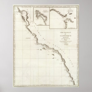 California to El Rosario Poster