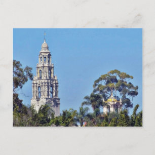 California Tower In Balboa Park San Diego Postcard