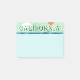 California Travel Poster Post-it Notes