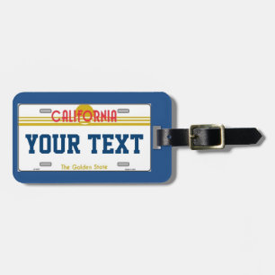 California traveller luggage tag