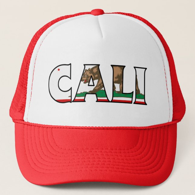 California Trucker Trucker Hat (Front)