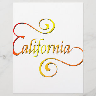 California Typography Art