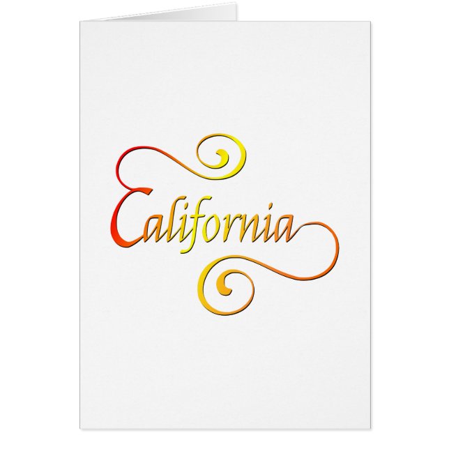 California Typography Art (Front)