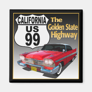 California U S Route 99 - The Golden State Magnet