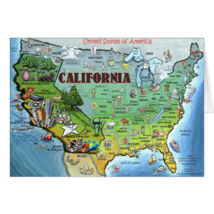 California USA Map