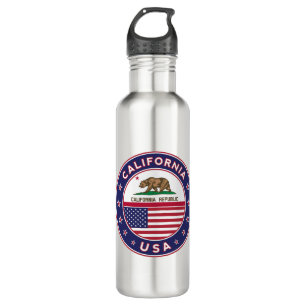 California, USA States, California t-shirt 710 Ml Water Bottle