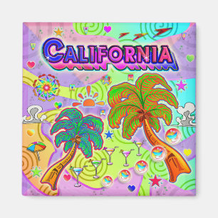 California Vacation Target Magnet