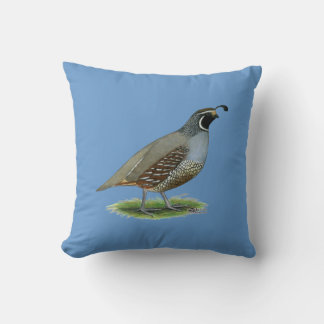 California Valley Quail Cushion