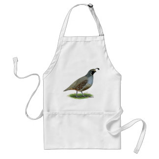 California Valley Quail Standard Apron