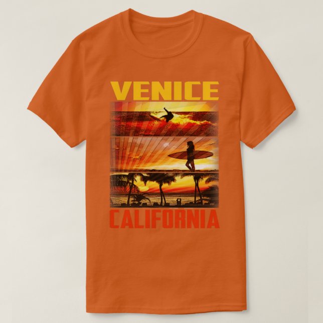 California Venice Beach  T-Shirt (Design Front)