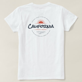 California Venice Beach Vintage Sunset Surf  T-Shirt