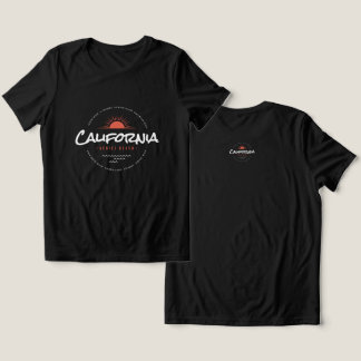 California Venice Beach Vintage Sunset Surf  Tri-Blend Shirt