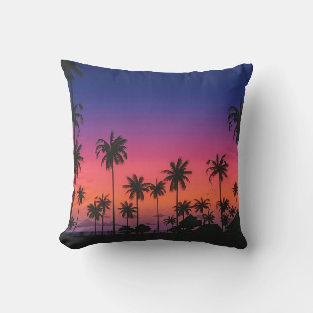 California vibe soft throw pillow (Front)