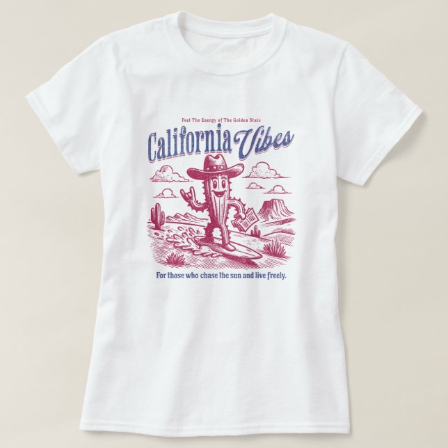 California Vibes T-Shirt (Design Front)