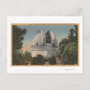 California - View of Dome of Mt. Wilson Postcard