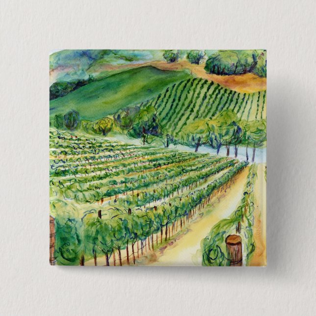 California Vineyard Button (Front)