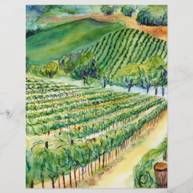 California Vineyard Flyer (Front)