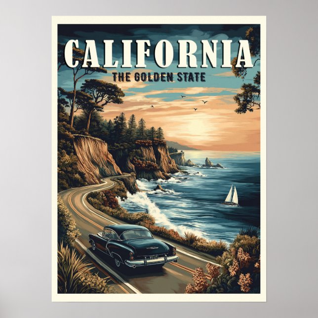 California Vintage  Poster (Front)