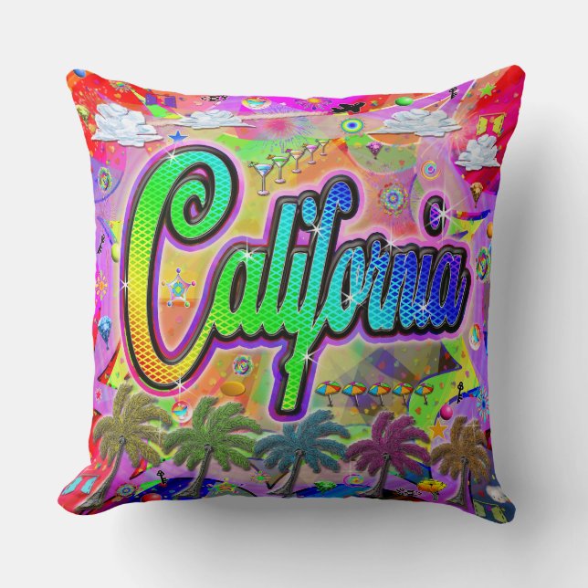 California Vista Express Pillow (Front)
