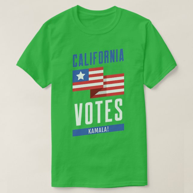 California Votes Kamala TShirt (Design Front)