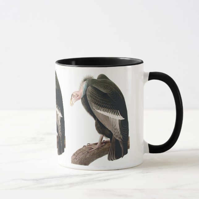 California Vulture (Condor), Audubon Fine Art Mug (Right)