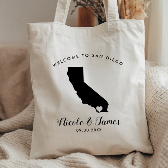 California Wedding Welcome Bag for Hotel Guests (Creator Uploaded)