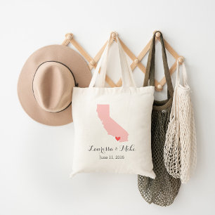 California Wedding Welcome Tote Bag