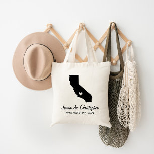 California Wedding Welcome Tote Bag