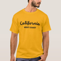 California West Coast Nice Design Text 
