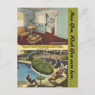 California, Westerner Hotel Postcard
