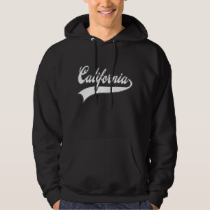 california - white hoodie