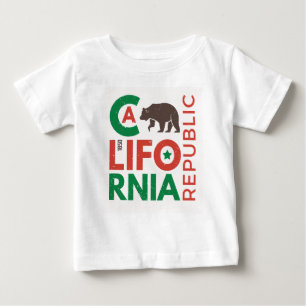 California With Grizzly Bear Logo Baby T-Shirt