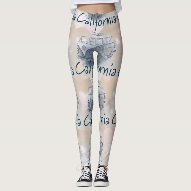 California Women's Leggings (Front)