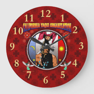 California Yaqui Organisation Wall Clock